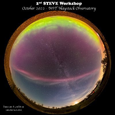 Account for the annual STEVE Community Workshop. This year the workshop will happen October 6-8, 2022, and it will be hosted by MIT Haystack Observatory.