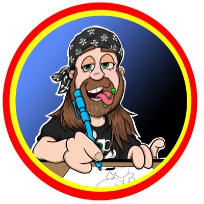 (NEW TWITTER PAGE) Cartooning instructor. ✏️✍🏼🖋Karaoke junkie. 🎤Army Veteran. 🪖🇺🇸 Metalhead. 🤘🏻💀Pronouns: Sire/Your Highness