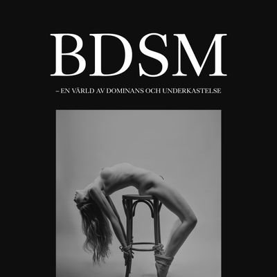 Författare till den svenska boken om BDSM.
Pre-order my book here: https://t.co/0jQ2nwbgFC…