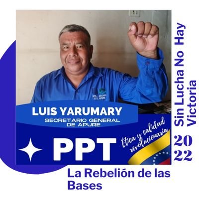 Secretario General de Apure
elegido por las bases.
Docente