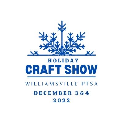 Williamsville PTSA Holiday Craft Show runs the first full weekend in Dec. It is a community event to showcase craft items & provide scholarships to HS seniors.