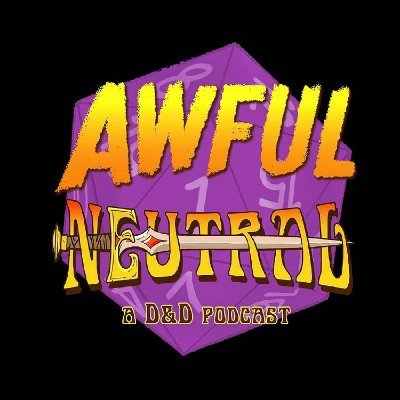 We pod. We play DnD. We make jokes. Adventure awaits! #DnD #5e #Comedy #Podcast #TTRPG
IG:@awfulneutraldnd
Join us on Discord!
https://t.co/xsG8VQI3LX
