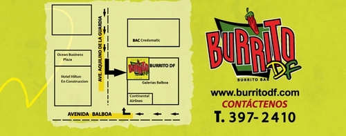 Horarios:
Lunes a Miércoles de 12:00 p.m. a 9:00 p.m.
Jueves a Sábado de 12:00 p.m. a 11:00 p.m.