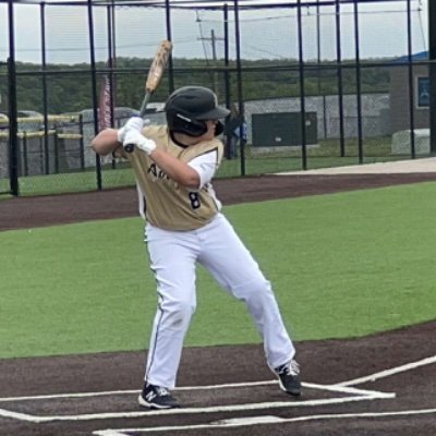 EliWalters2735's profile picture. @ABA_Elite Baseball #27 Class of 26’ 1B/3B 6’0” 185 4.5 GPA Blue Valley West High School