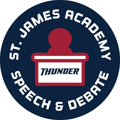 Official account of St. James Academy (Lenexa, KS) Debate and Forensics. Tweeting news, results, team spirit, and more! @MrWalbergSJA