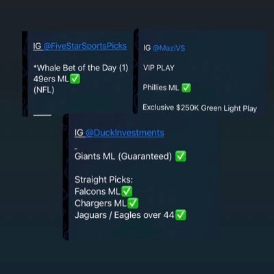TOP CAPPERS FREE ‼️ STOP PAYING FOR PICKS ‼️ FortManny, ParlayTravy, Ja CAV & More ‼️ ALL FREE PICKS ↙️ LINK IN BIO