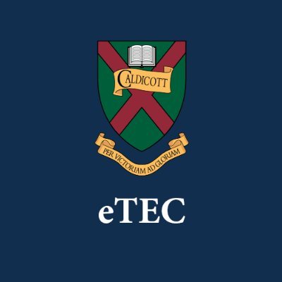 Engineering | Technology | Entrepreneurship | Computing @CaldicottSchool.
Excellence in Education | Treasure Tradition | Cherishing Childhood.