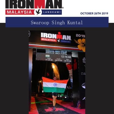 #IndianArmy
#Paratrooper
#Ultramarathoner
#Ultracyclist
#tuffmanStadiumrun12hrs & 24hrs
Fastest Indian in #IronmanMalaysia2019
Winner #UltramanIndia2019
#IITian