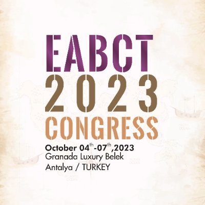 EUROPEAN ASSOCIATION FOR BEHAVIOURAL AND COGNITIVE THERAPIES
📍Join us for #EABCT2023 on 04-07 October  2023 in Antalya, Turkey!