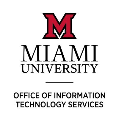 Official account of IT Services @miamiuniversity. Search for tech answers at https://t.co/4w1vN7mFfn. Check https://t.co/wWOB7m1ie3 for system info.