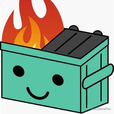 Just a dumpster trying to avoid the fire....  Heavy on the snark, low on content