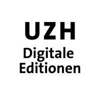 Zentrum Digitale Editionen & Editionsanalytik(@uzh_zde) 's Twitter Profile Photo