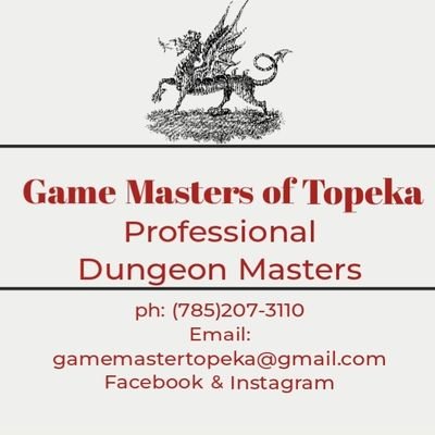 We're a group of Three Long time D&D GameMasters that are providing our services for Party's or just Games.