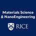 Rice Materials Science & NanoEngineering (@RiceMSNE) Twitter profile photo