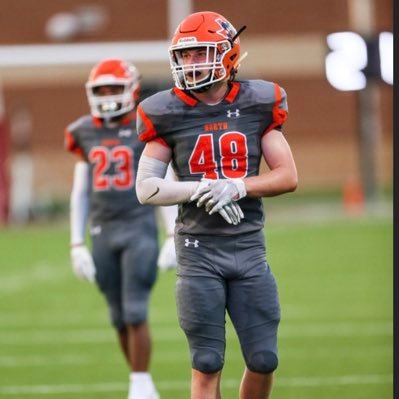 6’3 190lbs/McKinney North High/CO 24/3.6 GPA/NHS /1190 SAT/2 Sport Athlete(Football OLB-Baseball P/3B)/All District LB-All District Academic/285 Bench/420 Squat