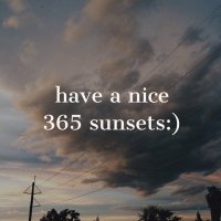 have a nice 365 sunsets✨(@haveanicesunset) 's Twitter Profile Photo