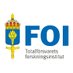 FOI (@foiresearch) Twitter profile photo FOI (@foiresearch) Twitter profile photo