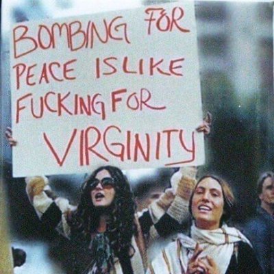 3 5! «Бомбить ради мира - всё равно, что заниматься сексом ради девственности»