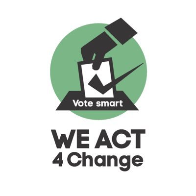 WE ACT 4 Change is a political organization affiliated with @weact4ej.