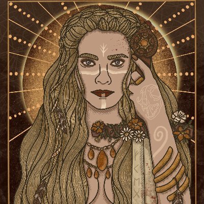 #Nogger4Lyfe
Fólkvangr er inn níundi,
en þar Freyja ræðr
sessa kostom í sal.
Hálfan val
hon kýss hverjan dag,
en hálfan Óðinn á.