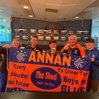 Annan Chosen Few Rangers Supporters Club followers of Scotlands most successful football club .Bus runs to all games Non members always welcome WATP