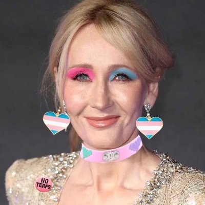 The JKR that the we deserve right now. From a parallel PARODY universe comes an advocate for empathy and respect 🏳️⚧️