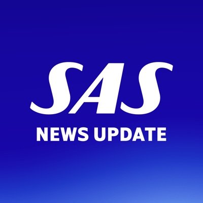 Newsroom of @SAS on Twitter. 
For customer inquiries, check our website: https://t.co/sgVaRT5bIS