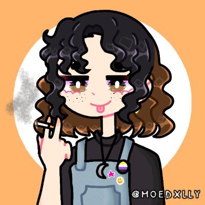StoneySyda's profile picture. 💛🤍💜🖤AMAB
she/they/it/him
18
uma metade do unico duo de emo de cascais, commander damge!
neco arc afficionato

picrew pfp by @moedxlly
