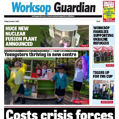 The Worksop Guardian - newspaper out every Friday, online every day. Got a story? Email newsroom@worksop-guardian.co.uk