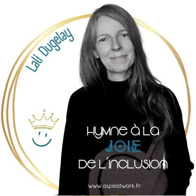 LaliDugelay's profile picture. #Autiste #Asperger assumée, je porte haut les couleurs de l'hymne à la joie de l'#inclusion. #ESS #handicap #aspergirl