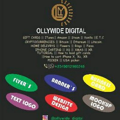 Ollywide Multi Concept. A Graphics Designer, Web Designer, Social Media Manager, IGR Consultant.