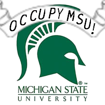 OccupyMSU's profile picture. The students and faculty of Michigan State University stand in solidarity with #occupywallstreet. We are #occupymsu. We too are the #99percent. #MSU