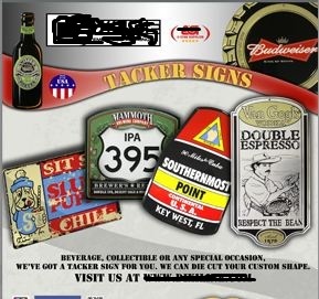 BREWTACKERS's profile picture. Old School, Custom, Embossed signs for the Beer Industry. USA MADE from Recycled Aluminum. Large, for F&B clients & collectible sizes for Home Bar Collectors.