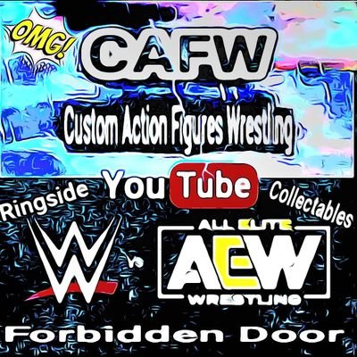 Twitter home page of CAFW Custom Action Figures Wrestling on YouTube