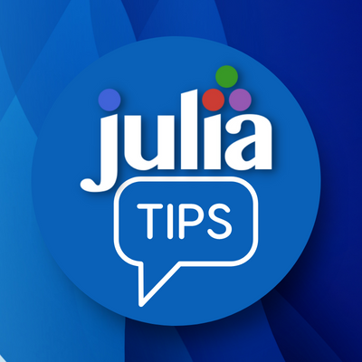 One #JuliaLang tip per day. Do you have any? Send it to COMING SOON. Edited by @OfficialLoganK and... you?