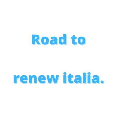 Profilo che segue la creazione del nuovo soggetto politico italiano, europeista, riformista, liberaldemocratico e repubblicano

#renewitalia
#italiasulserio