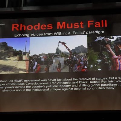 Official twitter account of UCT: Rhodes Must Fall collective. Email: rhodesmustfall@gmail.com