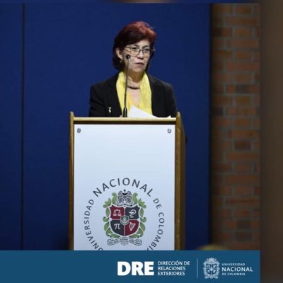 Llanera. Directora de Relaciones Exteriores, Univ. Nacional de Colombia. Editora de revista PROFILE. Docente Dpto de Lenguas Extranjeras. Opiniones personales