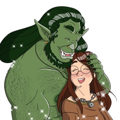 🔞🚺 LVL 38 🏴‍☠️ Your Orc wife. Twitch Affiliate. I draw beefy monsters & their cute girlfriends. Commissions: CLOSED. Email: orcgirlcomic@gmail.com