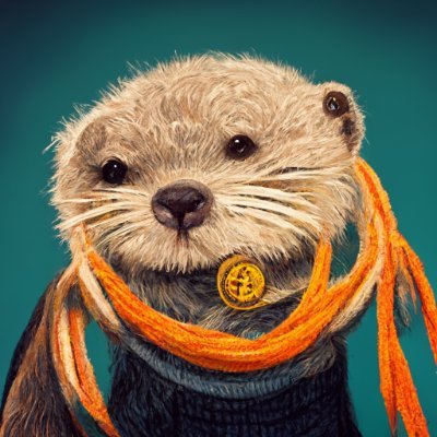 Otter with crypto is best otter