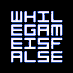 WhileGameIsFalse (@whilegame) Twitter profile photo WhileGameIsFalse (@whilegame) Twitter profile photo