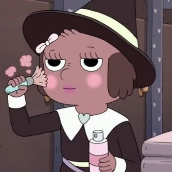 Ha ha ha... my name is Alice Fefferman! And I love everything that's cute!!! The strongest and the second nicest/meanest witch! Friends with Susie and Betsy