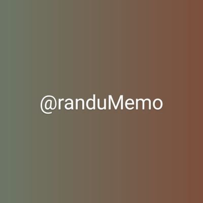 @randuMemo