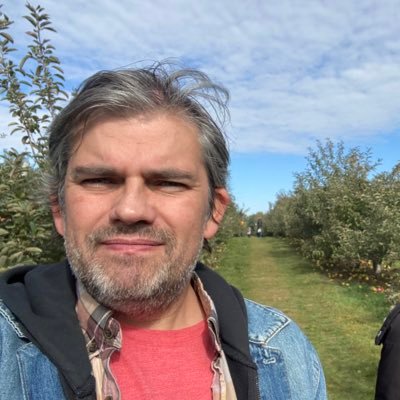 politics. current events. comedy. and selfies of me in an apple orchard.