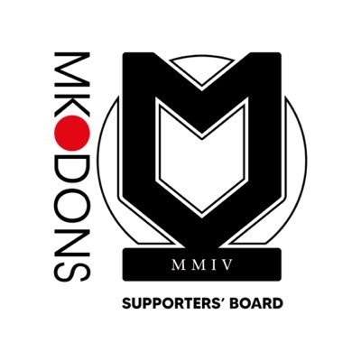 The official Twitter account for the Milton Keynes Dons Supporters Board. SupportersBoard@mkdons.com @MKDonsFC ⚪️🔴⚫️ #COYD