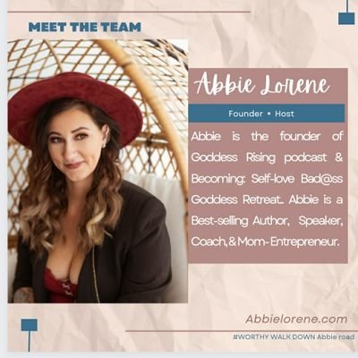 Abbie_Lorene's profile picture. Bestselling Author-Motivational Speaker #AbbieLorene sheds 
 light, & healing on self-destructive "beauty" paradigms women struggle with. https://t.co/EPakeOpr1r