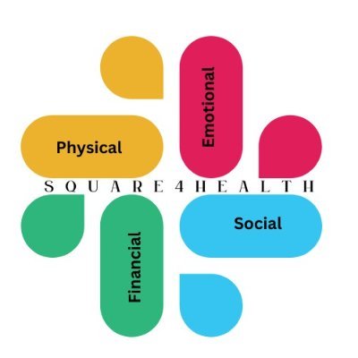 Square4Health's profile picture. Health in all 4 Quadrants of life
PHYSICAL - EMOTIONAL - SOCIAL - FINANCIAL
