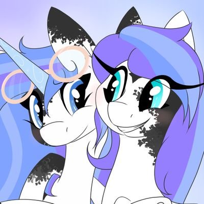 Unlikely Twins, a Unicorn and a Pegasus. Any no matter what happens to them or where they end up, they've always got eachothers backs. {mun is 20+}