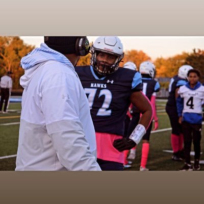 C/O:2025:Athlete 🏈🤼:DL/OL:6’1:HILLCREST 🦅Chicago,IL📍3.8 weighted gpa