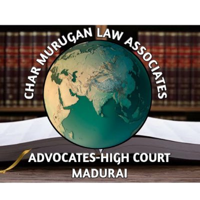 CHAR MURUGAN LAW ASSOCIATES
Advocates - High Court
 Madurai - 625 107
E-Mail : charindia2018@gmail.com
Landline No: 0452-4069239
Mobile : No: 9944739651